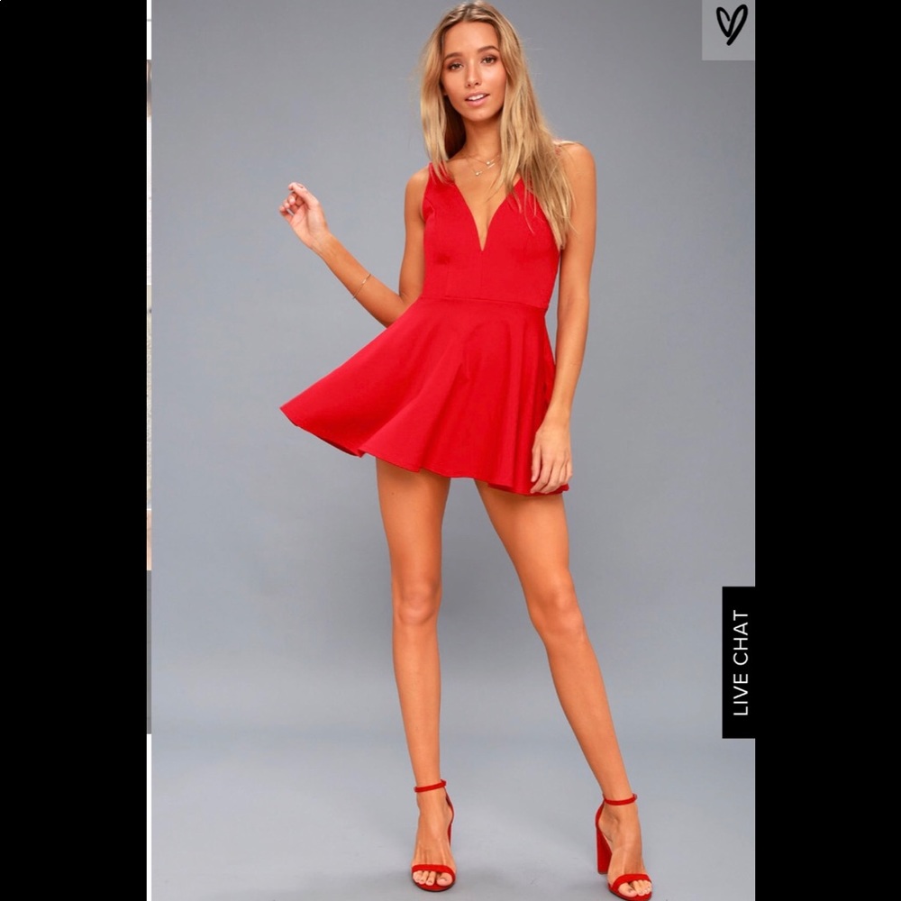 Brand New Red Skort Dress.
